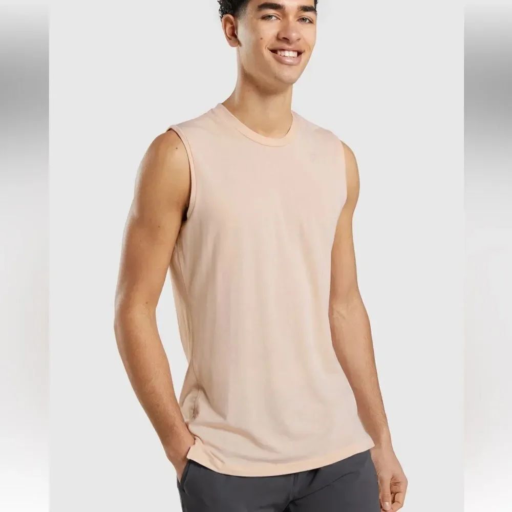 Gymshark Studio Amplify Tank Top Orchid Pink Athletic Men’s Small